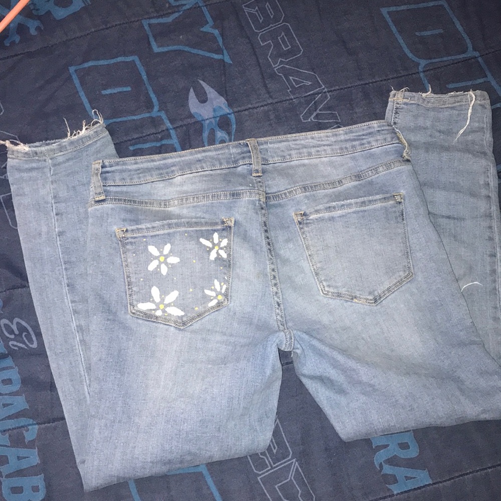Vervet ankle skinny distressed jeans